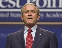 Tổng thống Mỹ George Bush.